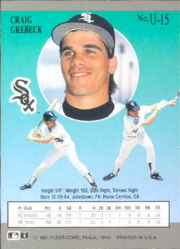 Craig Grebeck  baseball card collectible - Main Image 2