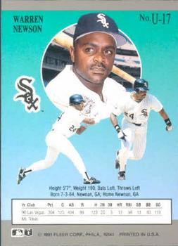 Warren Newson  baseball card collectible - Main Image 2