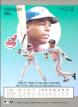 Glenallen Hill  baseball card collectible - Main Image 2
