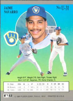 Jaime Navarro  baseball card collectible - Main Image 2