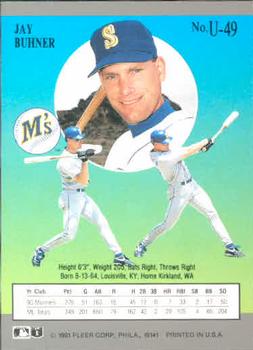 Jay Buhner  baseball card collectible - Main Image 2