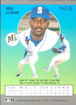 Mike Jackson  baseball card collectible - Main Image 2