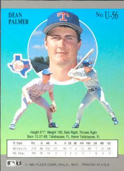 Dean Palmer  baseball card collectible - Main Image 2