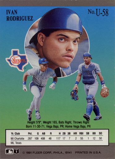 Ivan Rodriguez  baseball card collectible - Main Image 2