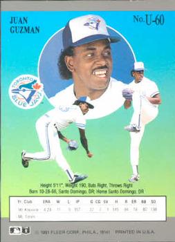 Juan Guzman  baseball card collectible - Main Image 2