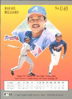 Rafael Belliard  baseball card collectible - Main Image 2