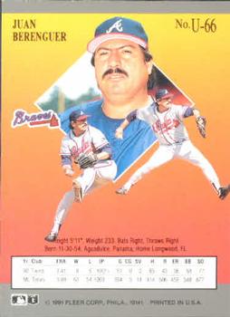 Juan Berenguer  baseball card collectible - Main Image 2