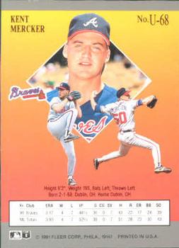 Kent Mercker  baseball card collectible - Main Image 2