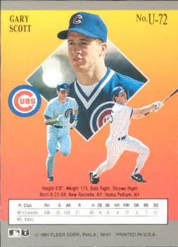 Gary Scott  baseball card collectible - Main Image 2