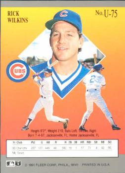 Rick Wilkins  baseball card collectible - Main Image 2