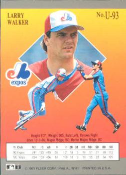 Larry Walker  baseball card collectible - Main Image 2