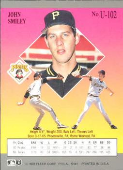 John Smiley  baseball card collectible - Main Image 2