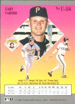 Gary Varsho  baseball card collectible - Main Image 2