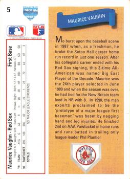 Maurice Vaughn  baseball card collectible - Main Image 2