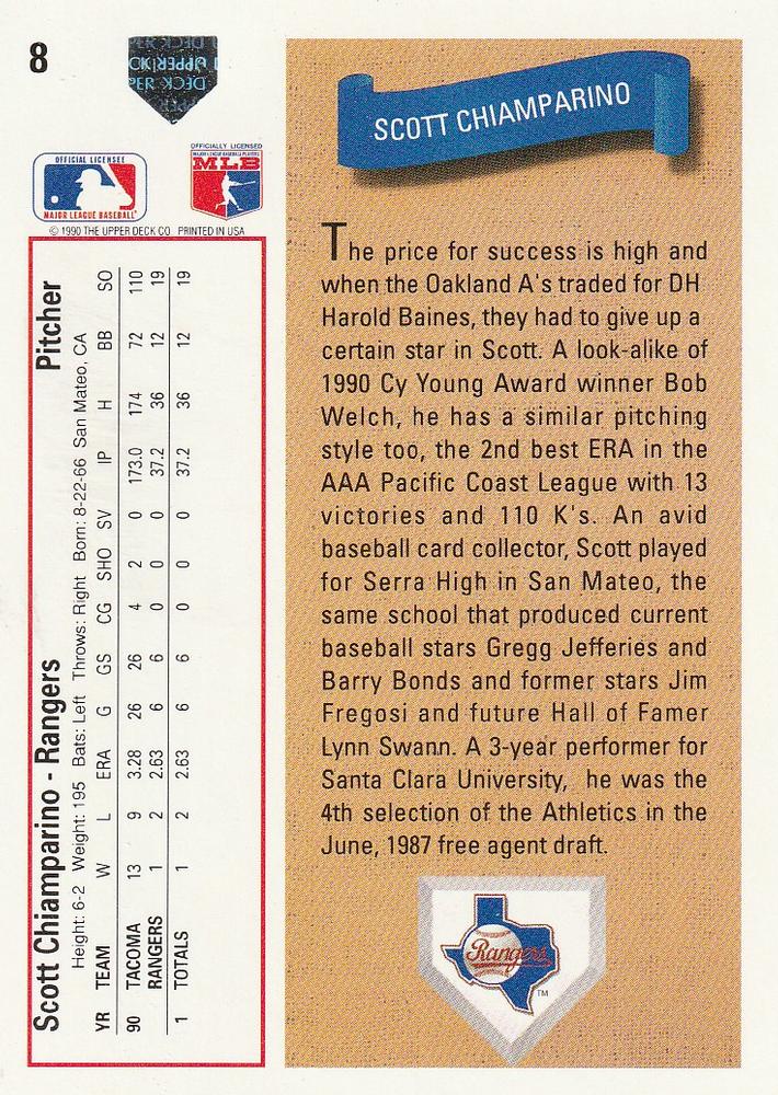 Scott Chiamparino  baseball card collectible - Main Image 2