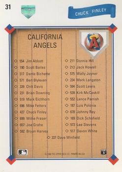 Chuck Finley  baseball card collectible - Main Image 2