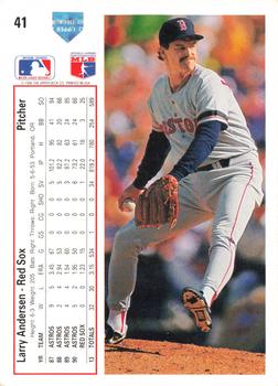 Larry Andersen  baseball card collectible - Main Image 2