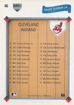 Sandy Alomar Jr.  baseball card collectible - Main Image 2