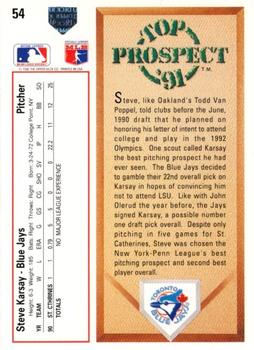 Steve Karsay  baseball card collectible - Main Image 2