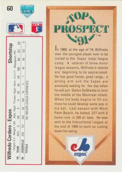 Wilfredo Cordero  baseball card collectible - Main Image 2