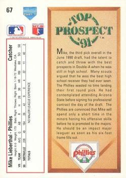 Mike Lieberthal  baseball card collectible - Main Image 2