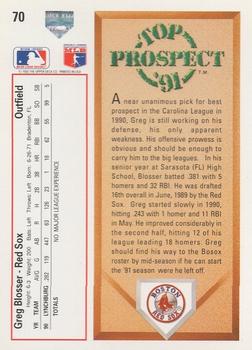 Greg Blosser  baseball card collectible - Main Image 2