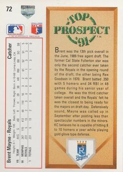 Brent Mayne  baseball card collectible - Main Image 2