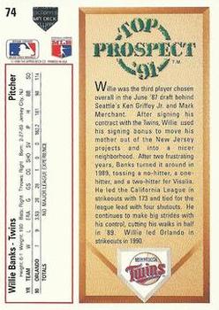 Willie Banks  baseball card collectible - Main Image 2