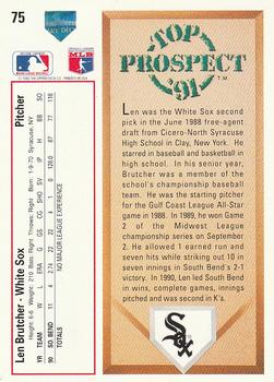 Len Brutcher  baseball card collectible - Main Image 2