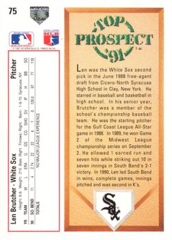 Len Brutcher  baseball card collectible - Main Image 2