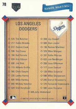 Ramon Martinez  baseball card collectible - Main Image 2