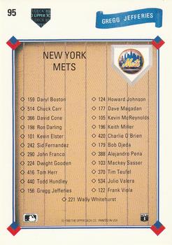 Gregg Jefferies  baseball card collectible - Main Image 2