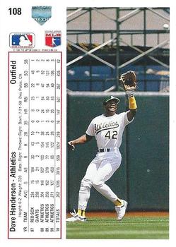 Dave Henderson  baseball card collectible - Main Image 2