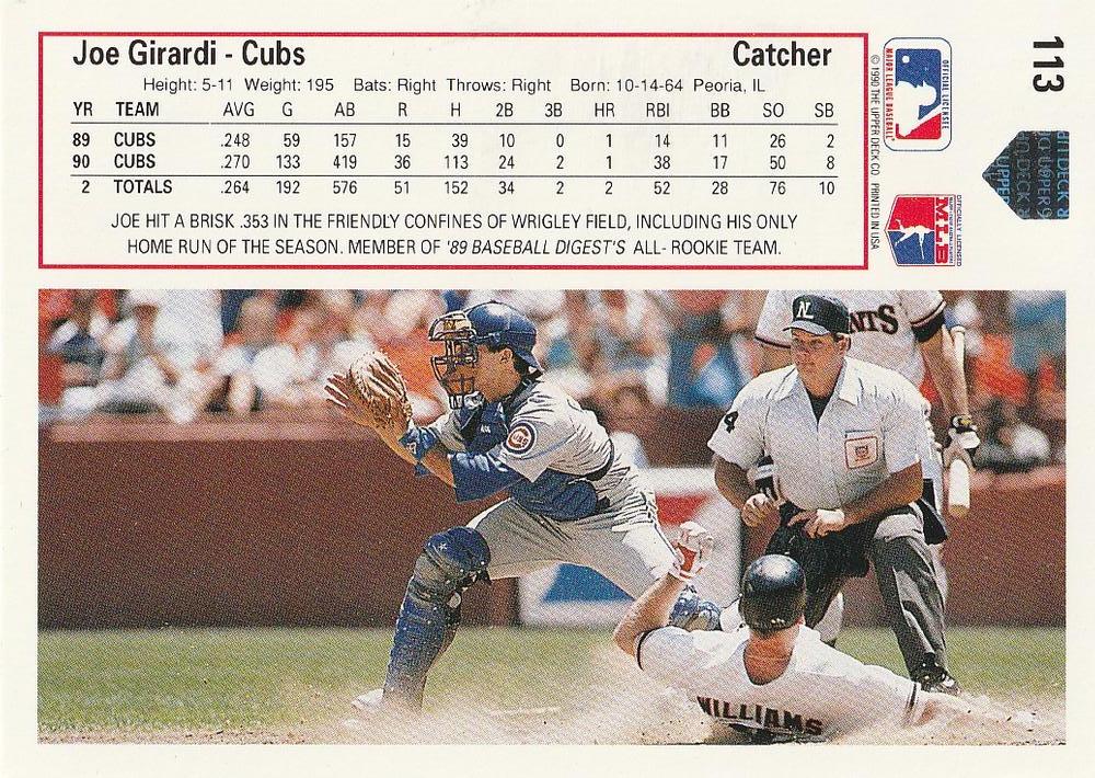 Joe Girardi  baseball card collectible - Main Image 2