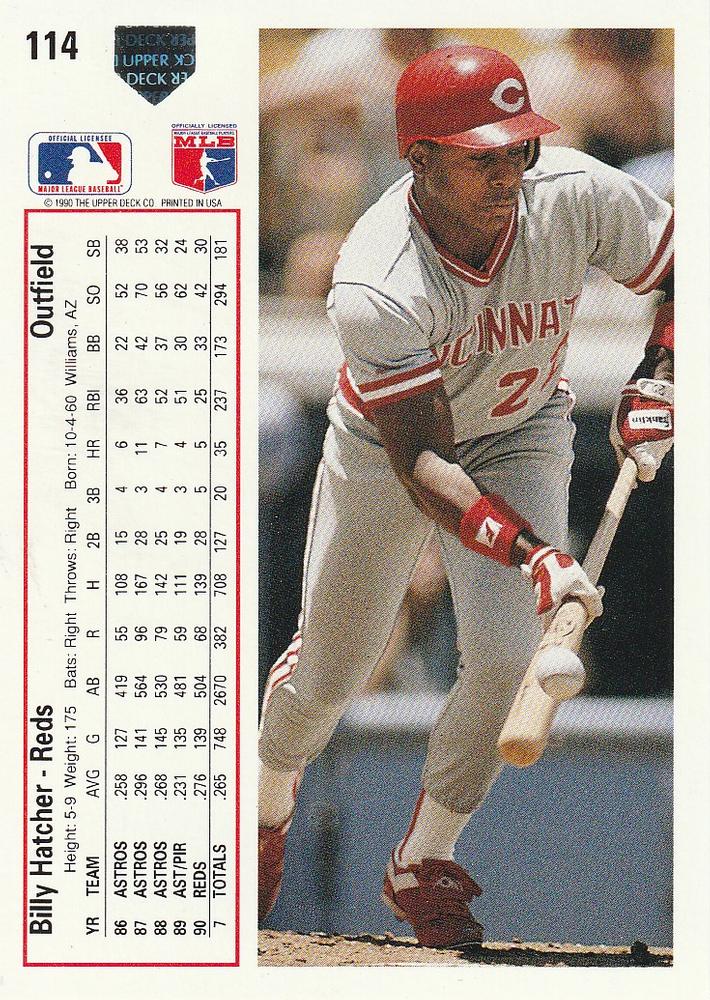 Billy Hatcher  baseball card collectible - Main Image 2