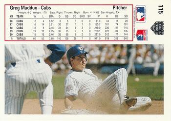 Greg Maddux  baseball card collectible - Main Image 2