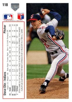 Steve Olin  baseball card collectible - Main Image 2