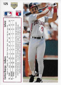 Carlos Baerga  baseball card collectible - Main Image 2