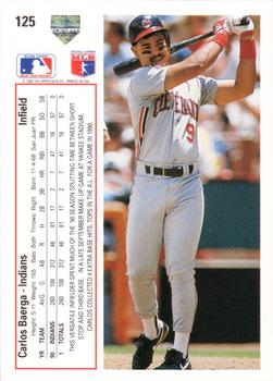 Carlos Baerga  baseball card collectible - Main Image 2