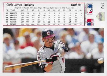 Chris James  baseball card collectible - Main Image 2