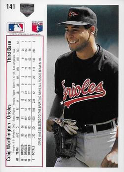 Craig Worthington  baseball card collectible - Main Image 2