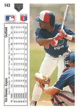 Tim Raines  baseball card collectible - Main Image 2