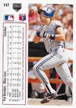 Pat Borders  baseball card collectible - Main Image 2