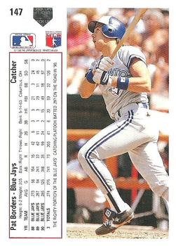 Pat Borders  baseball card collectible - Main Image 2