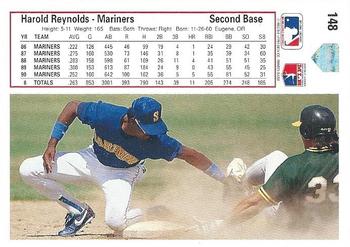 Harold Reynolds  baseball card collectible - Main Image 2