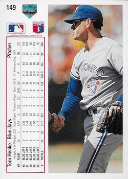 Tom Henke  baseball card collectible - Main Image 2