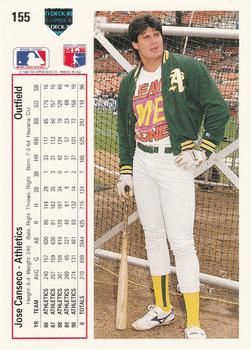 Jose Canseco  baseball card collectible - Main Image 2
