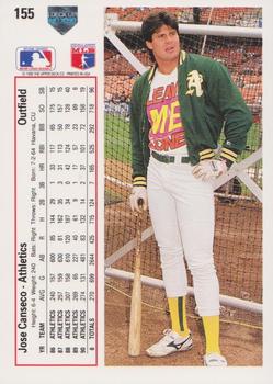 Jose Canseco  baseball card collectible - Main Image 2
