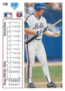 Gregg Jefferies  baseball card collectible - Main Image 2