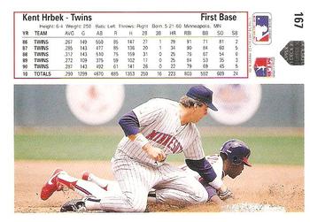 Kent Hrbek  baseball card collectible - Main Image 2